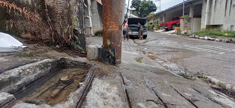 Se desperdicia el agua en Los Chalets