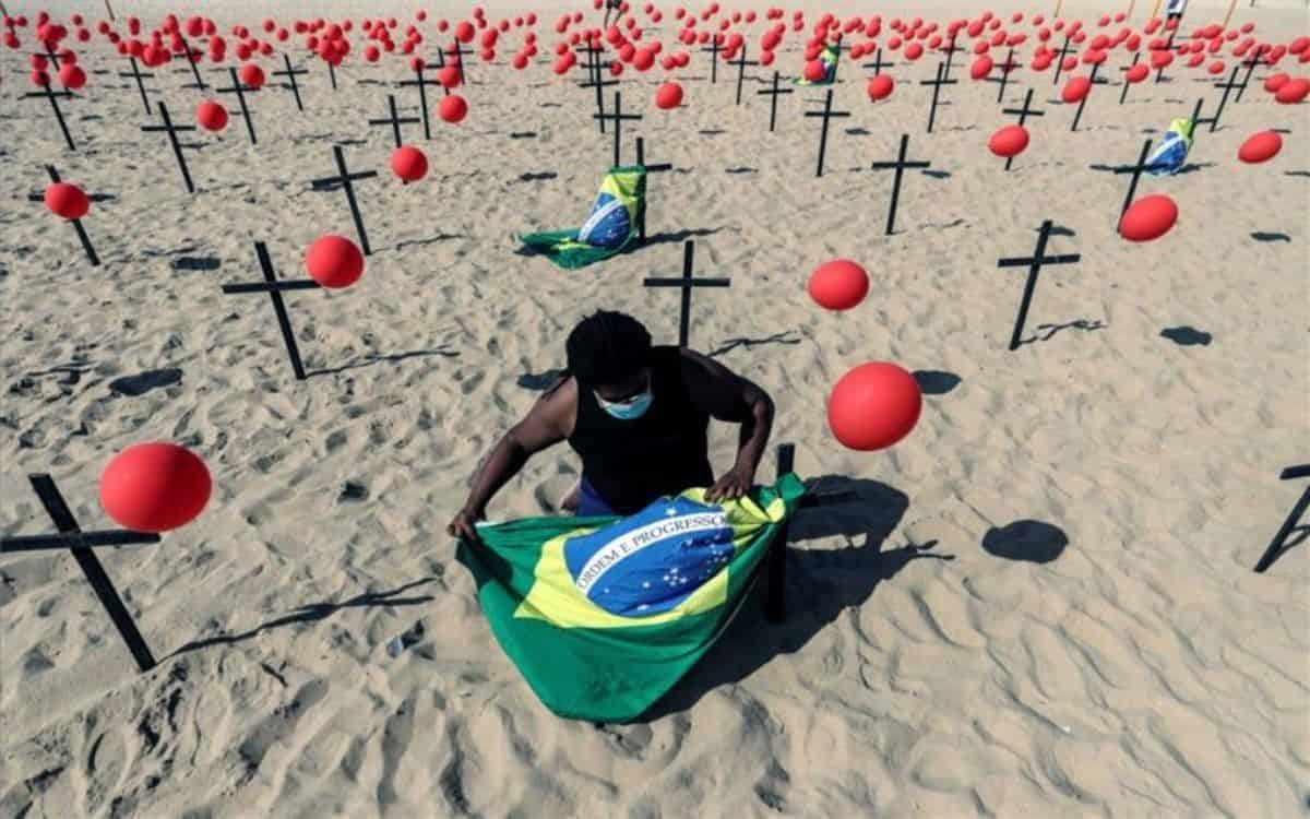Brasil se acerca a las 604 mil víctimas por Covid