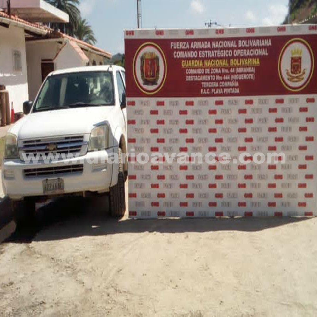 GNB recupera camioneta robada