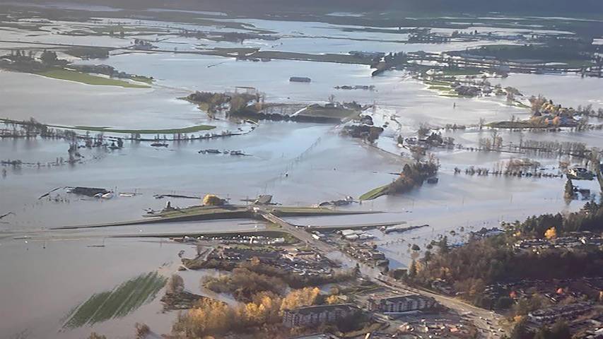 Inundaciones en el oeste de Canadá dejan un fallecido