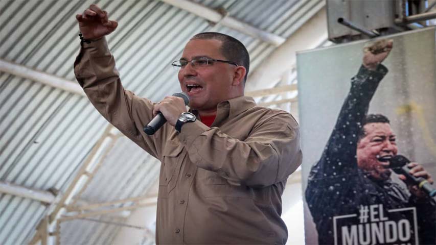 Arreaza afirma que la oposición no debe hacerse expectativas en Barinas