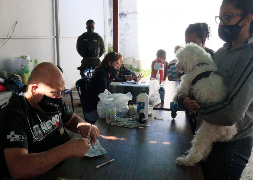 182 mascotas fueron desparasitadas y vacunadas en El Nacional