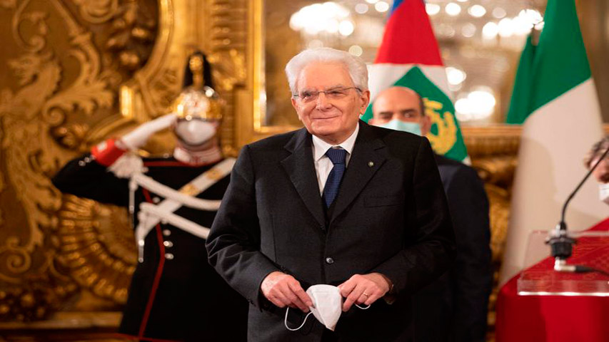 Partidos italianos acuerdan que Matarella repita como presidente de la República