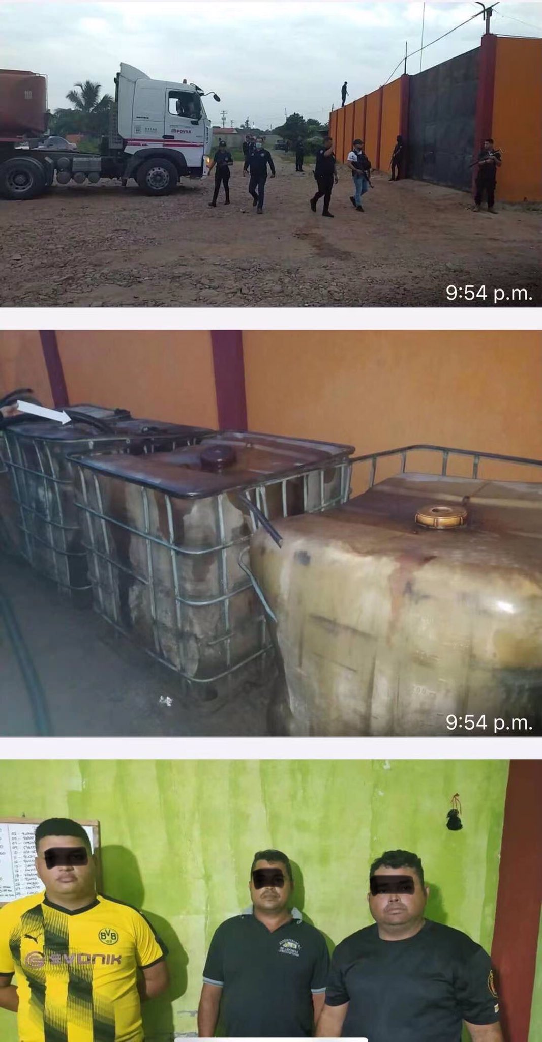 Desmantelada mafia que pasaba combustible robado a Colombia