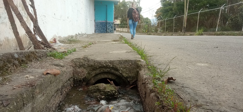 Las aguas servidas son un “inconveniente” en Barola