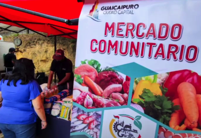 Instalan nueve puntos de mercados comunitarios en Guaicaipuro