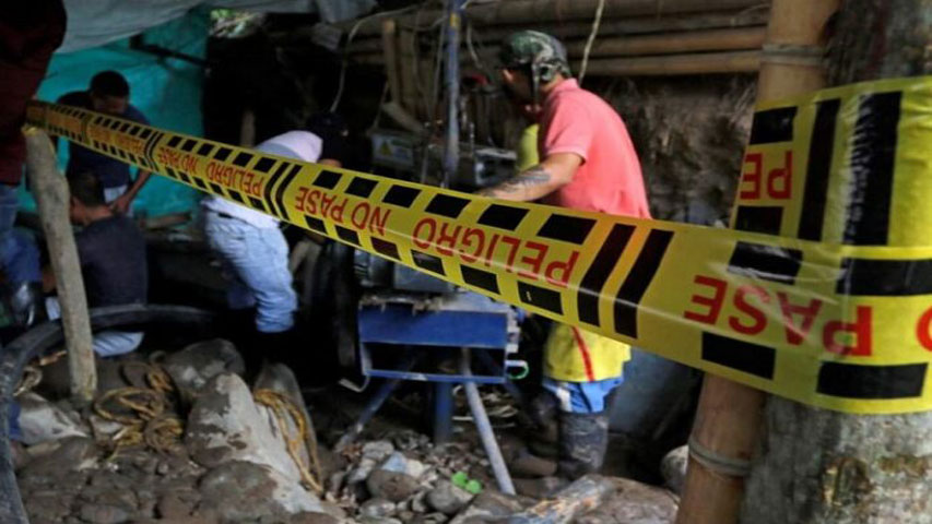 Mueren cinco trabajadores tras explosión en una mina en Colombia