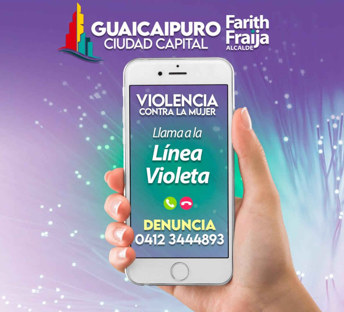 Guaicaipuro contará con la línea para casos de violencia de género