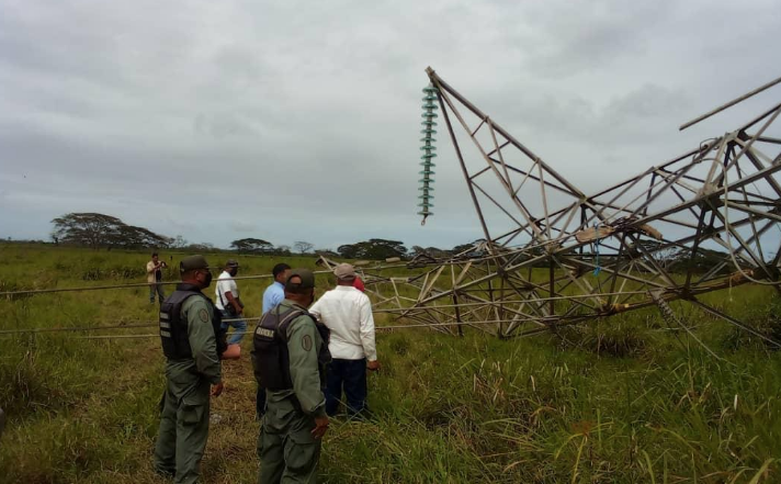 Mueren tres trabajadores de Corpoelec mientras reparaban una torre eléctrica