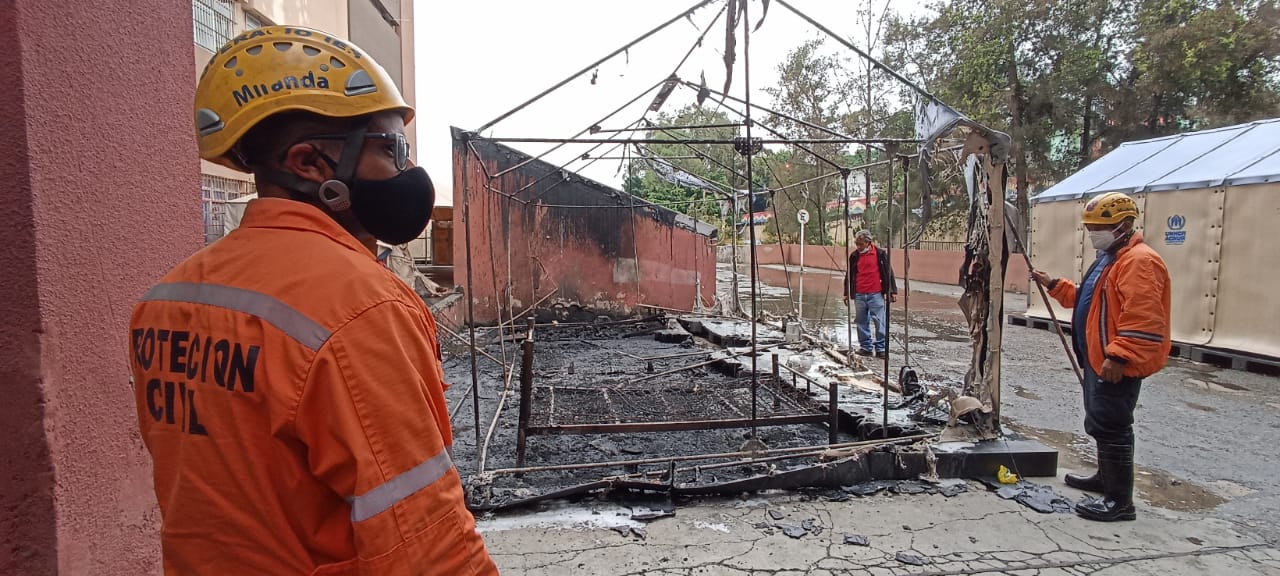 Incendio generó zozobra en el Hospital Victorino Santaella