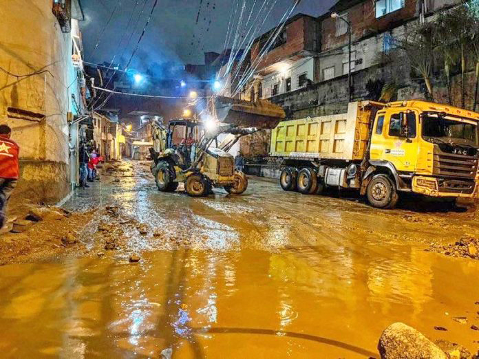 Varias zonas de Caracas sufrieron afectaciones por las lluvias