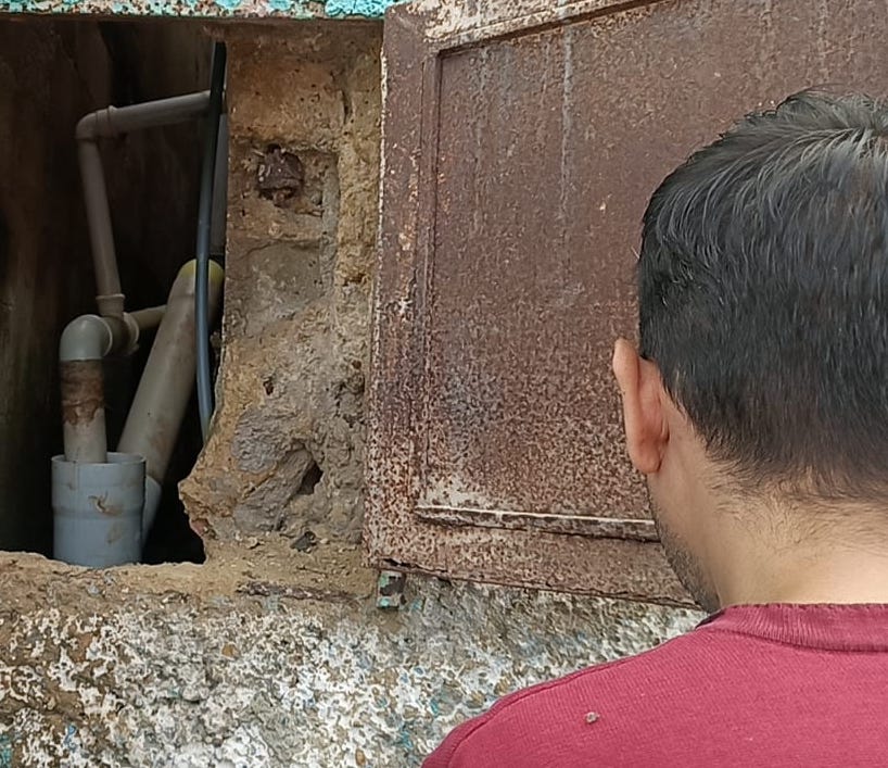 Colocan 28 metros de tuberías de aguas servidas