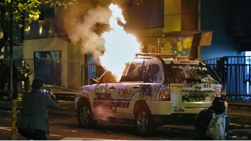Pérdidas millonarias tras protestas en Ecuador