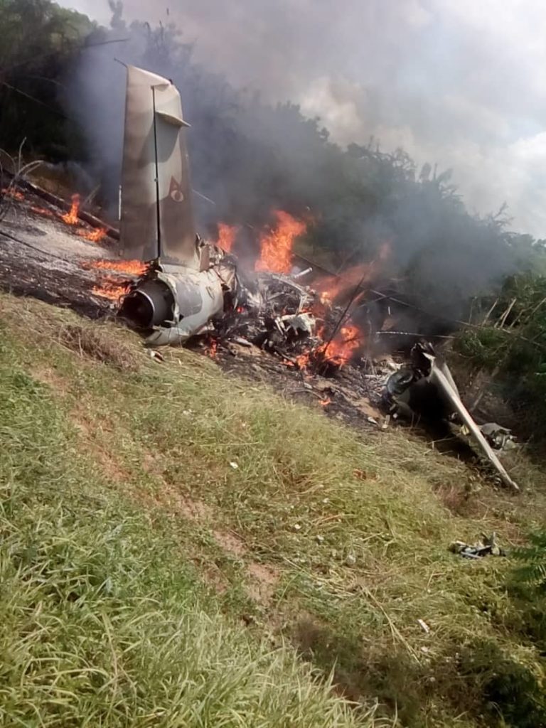 Se cayó una aeronave de la Fuerza Armada Nacional