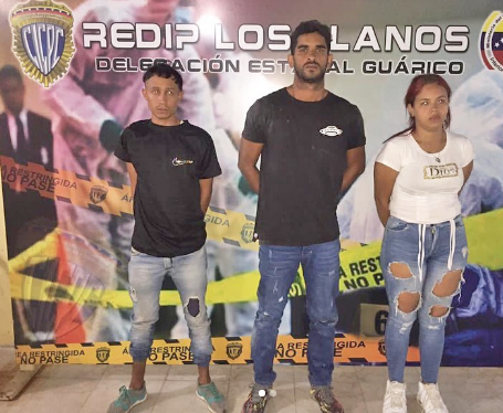 Tras las rejas integrantes de la banda de El Buho