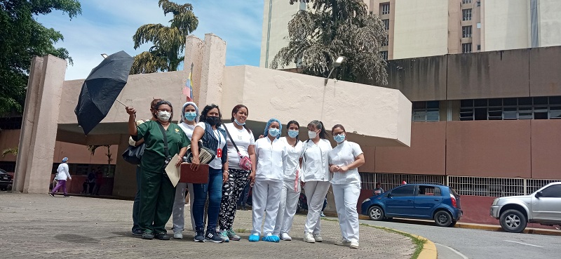 Siguen protestando por la falta de pago de bono
