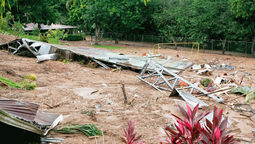 Costa Rica declara la emergencia nacional a causa de las lluvias