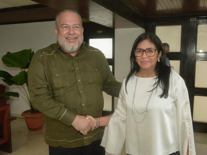 Vicepresidenta Delcy Rodríguez realiza visita oficial a Cuba