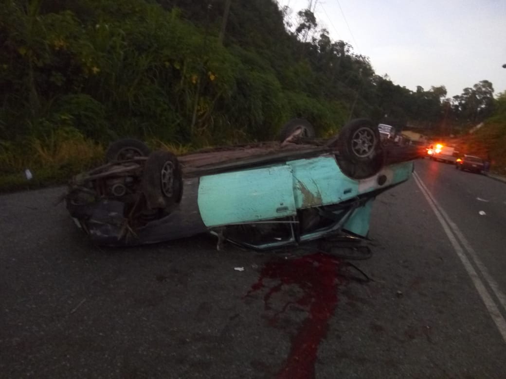 Un muerto deja aparatoso accidente en la Panamericana