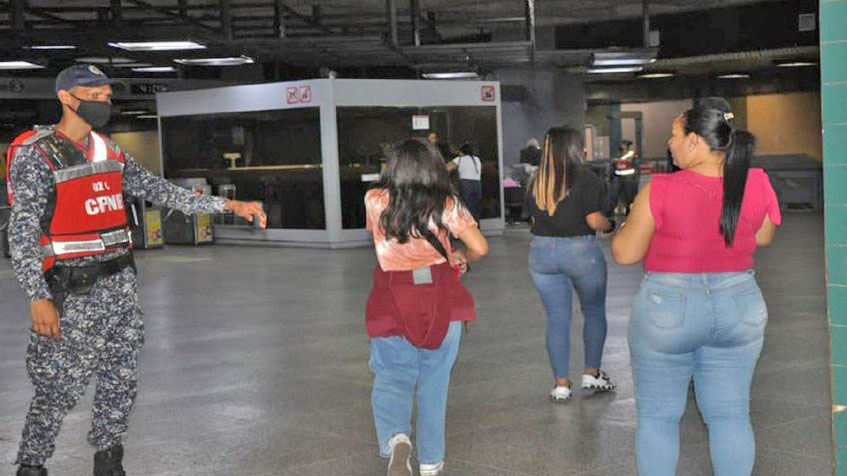 Activan dispositivo de Seguridad en el Metro de Caracas