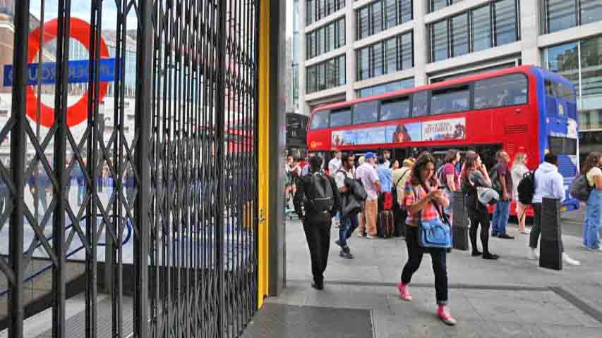 Transporte público de Londres paralizado por nueva huelga del metro