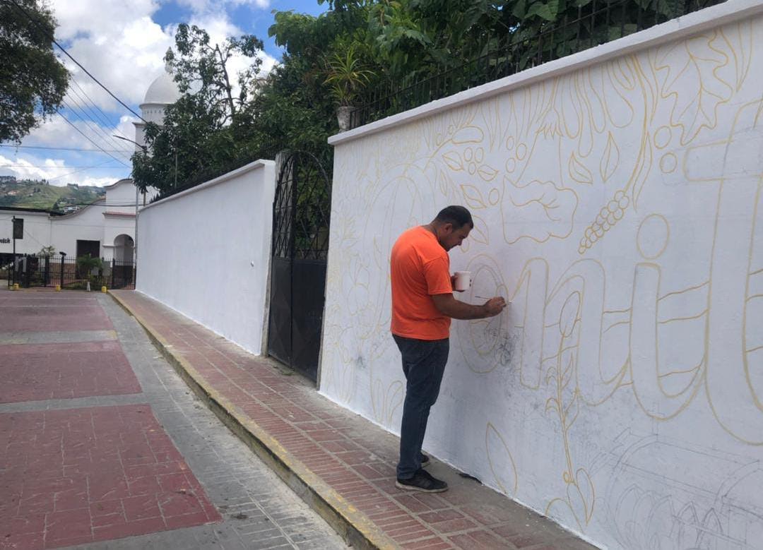 Mural religioso de Carrizal estará listo en un mes