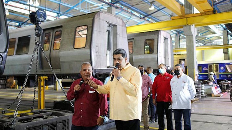 Presidente Maduro lanza plan de recuperación del Metro de Caracas