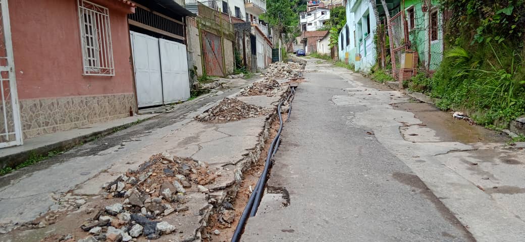 Trabajos inconclusos generan malestar en Quebrada de la Virgen