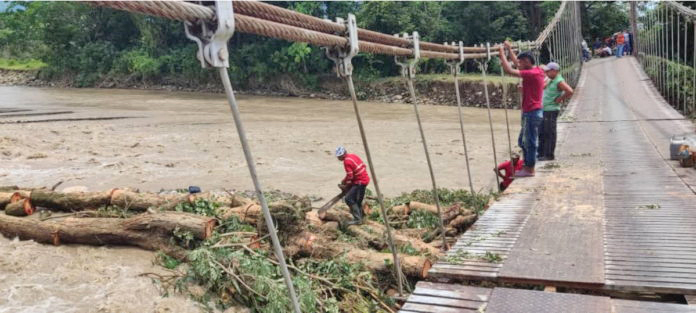 Incomunicadas más de 140 familias productoras en Barinas por colapso de puente