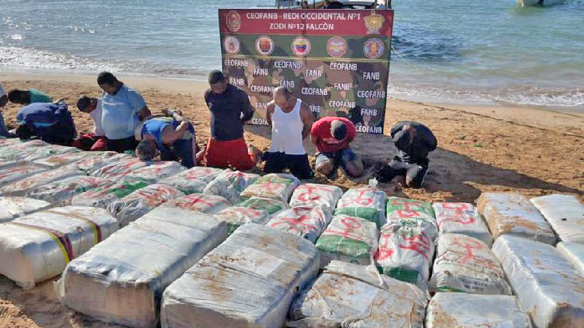 Capturados 12 presuntos narcotraficantes en el estado Falcón