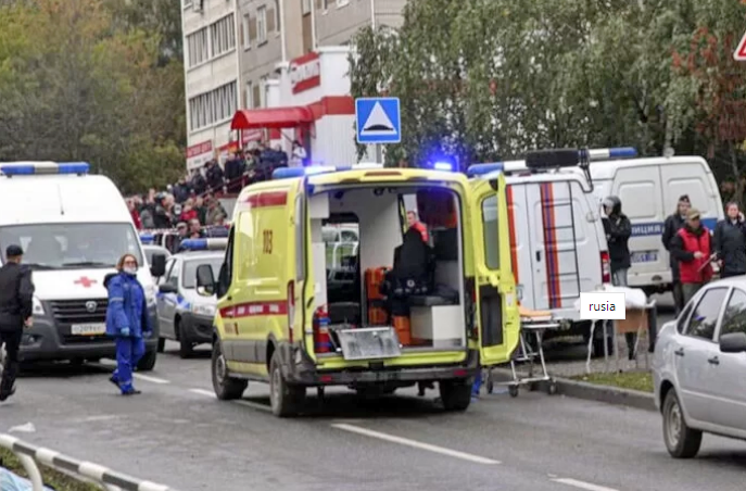 Tiroteo en una escuela rusa deja 15 muertos