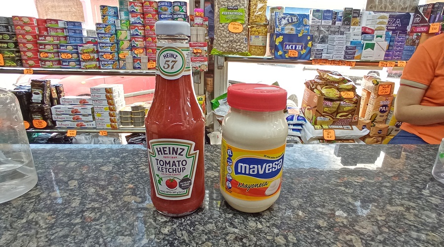 “Ya ni salsa de tomate ni mayonesa se puede comer”