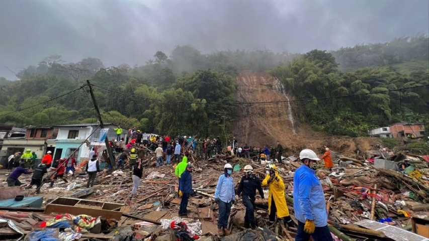 Tres muertos dejan lluvias en departamento colombiano