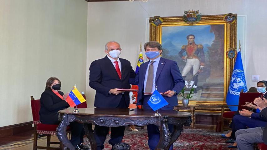 Venezuela y Naciones Unidas firmaron acuerdo de cooperación
