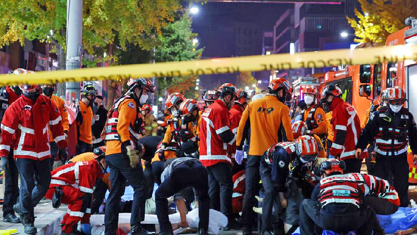 146 fallecidos durante celebraciones de Halloween en Seúl