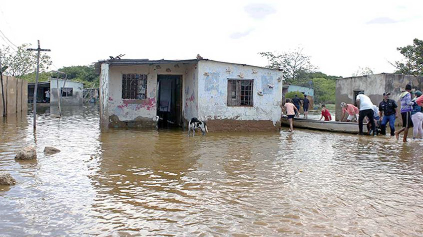 Afectadas 200 viviendas por fuertes lluvias al norte de la Costa Oriental