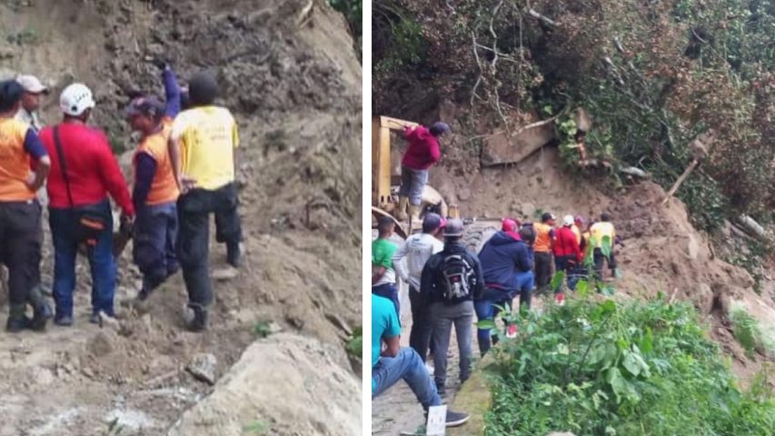 Derrumbes mantienen cerrada la carretera a Choroní