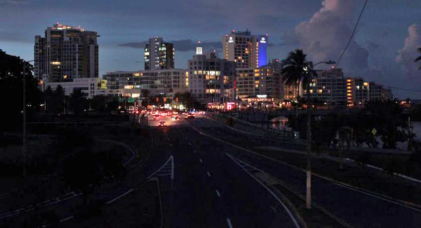 Nuevo apagón en Puerto Rico deja a casi 200.000 sin luz