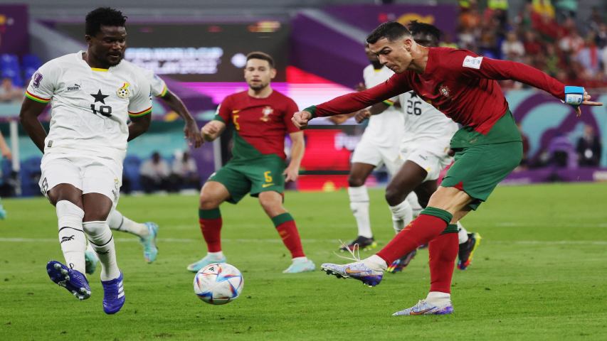 Portugal superó 3 a 2 a Ghana en encuentro de infarto