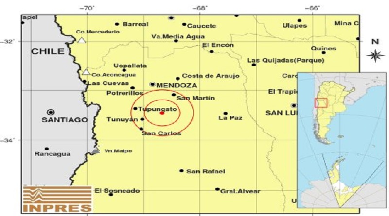 Sismo sacude el oeste de Argentina