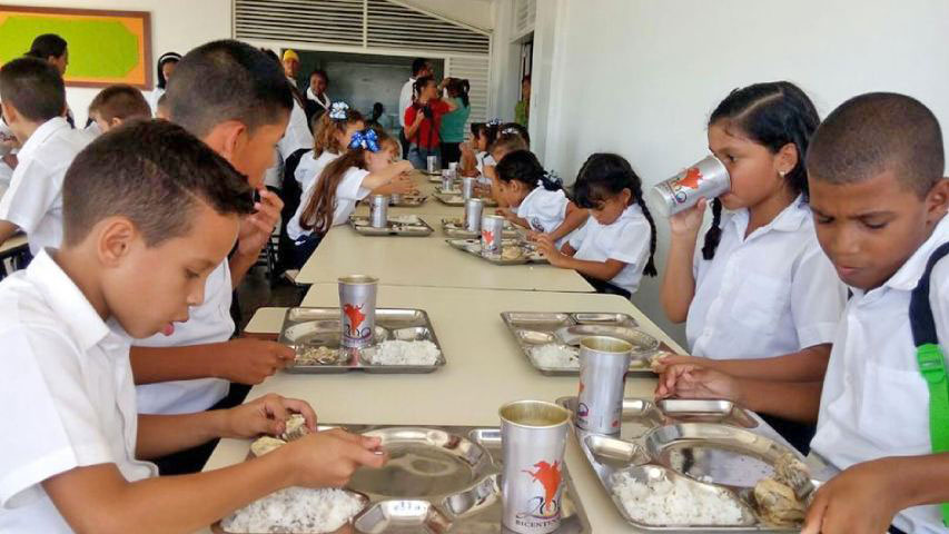 ONU expandirá su programa de alimentación escolar en el país