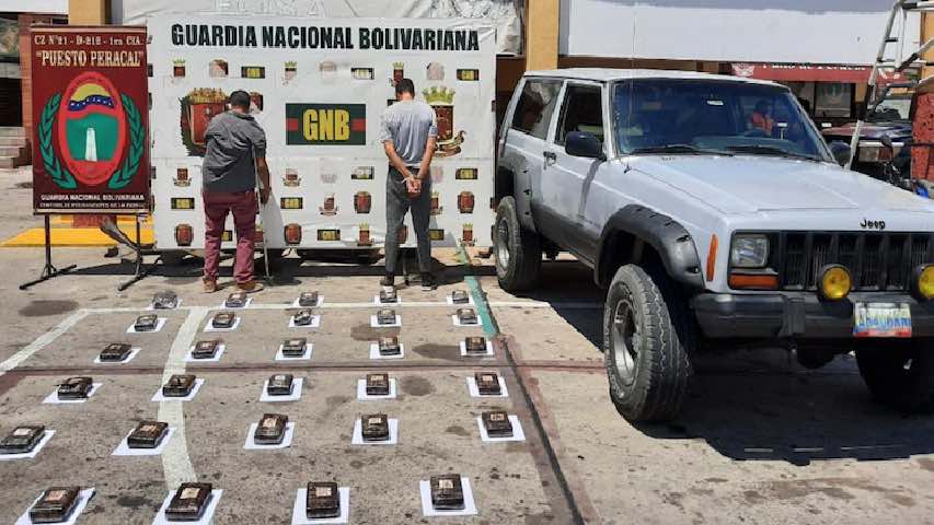 Han decomisado 56 kilos de droga <strong>en una semana en Táchira</strong>