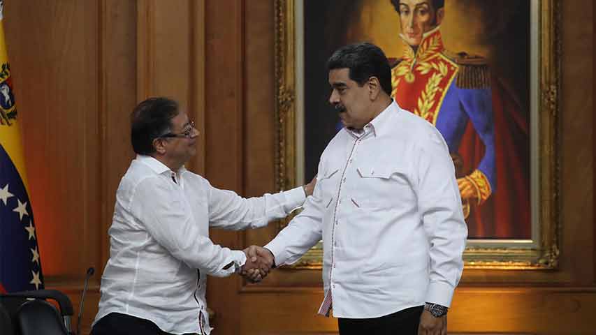 Maduro y Petro abogan por una frontera más segura