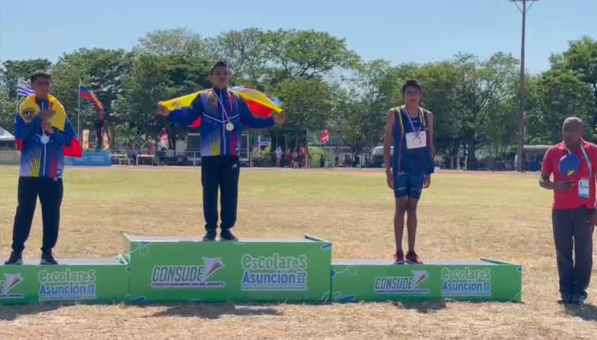 Dos atletas guaicaipureños brillan en los Juegos Suramericanos Escolares