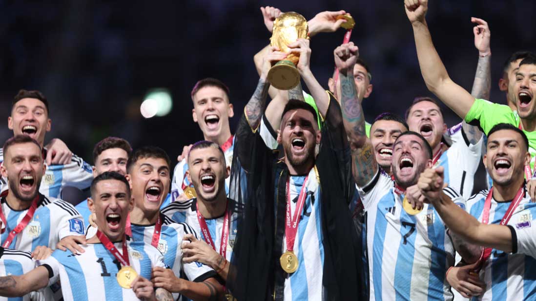 El mundo celebra el triunfo de Argentina