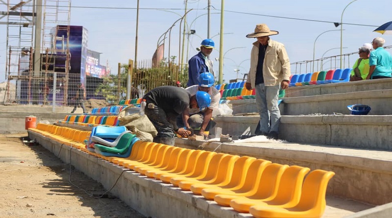 Inician construcción del estadio de fútbol en La Guaira