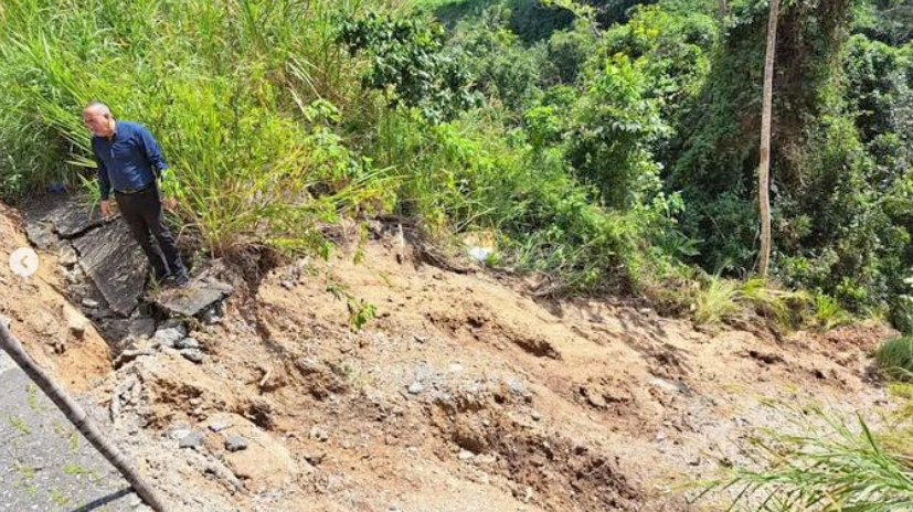 40 familias afectadas por falla de borde en El Cambural