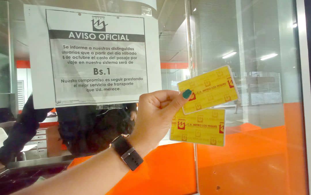 <strong>Metro Los Teques cambia el boleto por tarjeta para cobro de pasaje</strong>