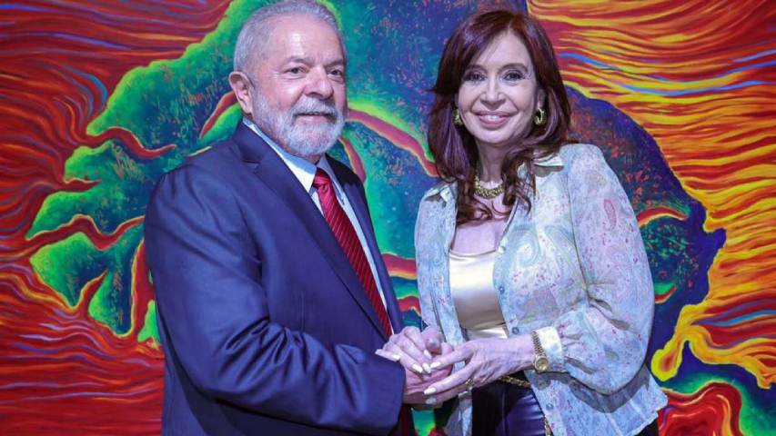 Cristina Fernández recibirá a Lula da Silva en el Senado argentino
