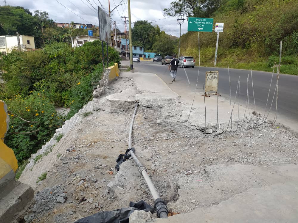 Tubería rota afectó trabajos realizados en Río Arriba